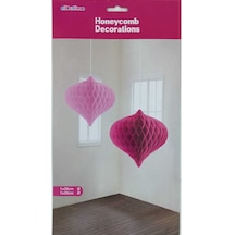 SÜS PONPON PETEK.PIRLANTA PEMBE PK:2 li