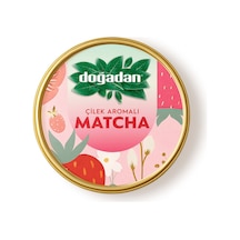 Doğadan Çilek Aromalı Matcha Yeşil Çay Tozu 25 G - 7 Adet Tarı