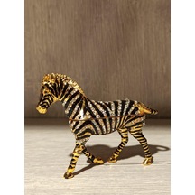 Swarovski Taşlı Zebra Mücevherlik / Dekoratif Biblo