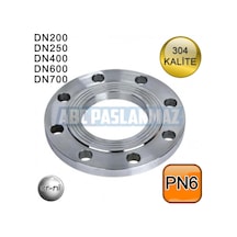 Paslanmaz Krom Flanş Düz Pn6 304 Kalite