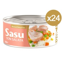 Sasu Basmati Pirinçli Ton Salata İri Parça 24 x 160 G