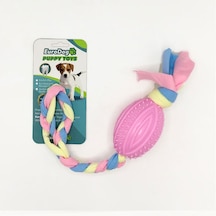 Eurodog - 438 - Puppy Toys Pembe Rugby Topu Diş - Aconcept - Kma Oy.