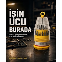 Ateşe Dayanıklı Tornavida Seti Elektronik Tamir İçin Çok Uçlu - Lisinya