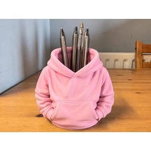 3d Baskı Kapüşonlu Sweatshirt Kalemlik - Masaüstü Organizer-pembe Çok Renkli