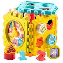 Çocuklar Eğitim Hexahedral Küp Dijital Yapı Başları Bebek Erken Eğitim Toys