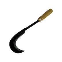 Sürmene Kırmızı Plastik Saplı Orak 43 Cm - Buğday Hasadı