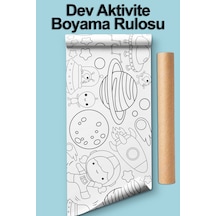 Melolisa Uzay Ve Gezegenler Çocuk Aktivite Ve Boyama Rulosu - Kids Coloring Roll