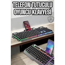Mey İthalat Klavyesi Q Klavye Rgb Işıklı Mouse  36494029