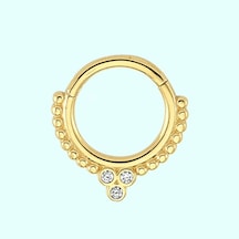Altın Halka Piercing Cemre 14 Ayar Altın