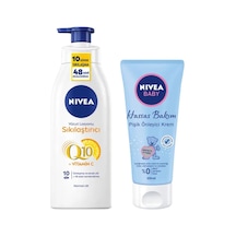 Q10 C Vitamini Sıkılaştırıcı Vücut Losyonu 400ml Ve Baby Hassas Bakım Pişik Önleyici Krem 100ml