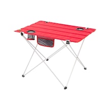 Funky Chairs Ultralight Katlanabilir Kamp Masası - Kırmızı Kırmızı