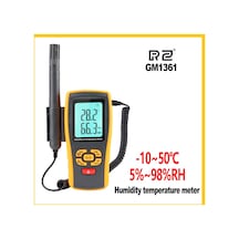 Rz Gm1361 Büyük Lcd Çift Ekranlı Nem Sıcaklık Ölçer