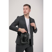 Ççs 31591 Hakiki Deri Askılı Çanta Siyah