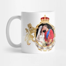 Prens William Ve Kate Kupa Bardak Çok Renkli