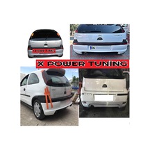 Opel Corsa C 2001-2007 Plastik Boyasız Arka Tampon Eki