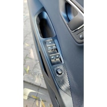 Seat Leon İle Uyumlu Mk3 3.5 2013 2020 Iç Trim Kaplama Sticker Seti 4 Kapı Iç Tutma Kısımları M