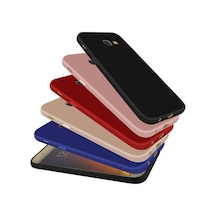 Samsung Galaxy Uyumlu J3 Pro J3110 Slim Fit Silikon + Kirilmaz Cam 186678690 - Seçenek / Renk-Mürdüm