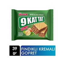 Ülker 9 Kat Tat Fındıklı Kremalı Gofret 39 Gr X 24'lü Paket 4'li Paket
