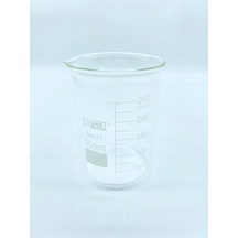 Cam Beher Dereceli Borosilikat 250 ML 1 Adet