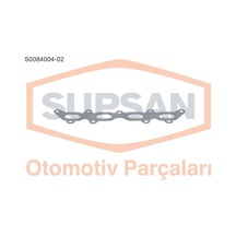 Supsan Conta Egzos Manifold Fiat Doblo. Palio. Albea. Palio 1.2 16v 2005 Eng. 188 A 5.000 Supsan S0084004-02
