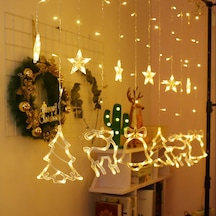 Noel Dekorasyonu Çan Ve Geyik Dize Işıkları
