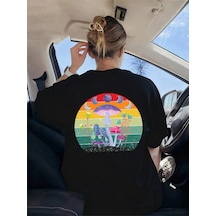 Noıssey Urban Pop Graphic Kadın Tişört Koleksiyonukod 5504 Siyah