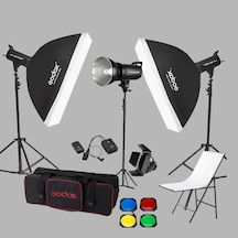 Godox SK400 II W/S 3'lü Paraflaş Set + Gdx PHT-60100 Ürün Çekim Masası 60x100 Cm