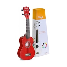 Stagg Us- Kırmızı (Soprano Ukulele Red+bag)