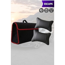 Escape Uyumlu Koltuk Yastığı Bagaj Çantası Siyah Renk Lüks Model