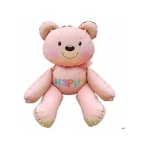 Oturan Ayi Folyo Balon 77 70, Pembe 256