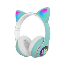 Coverzone Cat Headset Multi Purpose STN-28 RGB Bluetooth Kulak Üstü Kulaklık