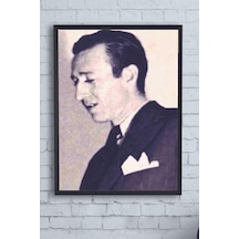 Pster12894 Veli Kanık Çerçeveli Tablo 40x50cm 7/8 Yaş