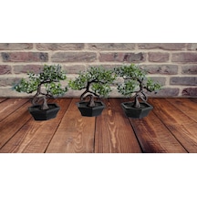 Yapay Çiçek Mini Ağaç 6,5 Cm X 13 Cm X 3 Adet