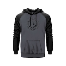 Everest Base Camp Nepal Gri Renk Reglan Kol Sweatshirt Gri