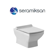 Seramiksan Silva A041040H Kanallı Asma Klozet + Yavaş Kapak