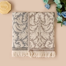 Soft 2'li Mutfak Havlusu - Gri / Bej - 30x50 Cm Çok Renkli