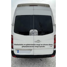 Oto Cam Yazı Sözleri Ticari-servis-dolmuş-panelvan Uzun Sticker Model 23