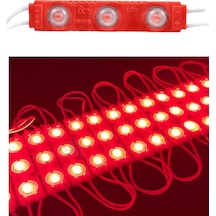Kırmızı 3 Ledli Kablolu Parmak Led 12 V 5 Adet