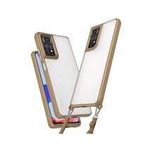 Newface Xiaomi Redmi Note 11 Pro Kılıf Penta Silikon Kılıf - Çöl Titanyum