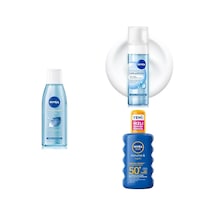 Sun Spf50 Güneş Koruyucu Vücut Spreyi 200ml, Yüz Temizleme Köpüğü 150ml, Canlandırıcı Tonik 200ml