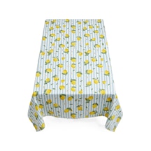 Dinarsu Limon Temalı Masa Örtüsü 145 X 210 Cm 3 Adet Çok Renkli