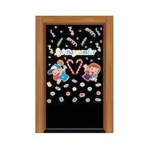 İyi Bayramlar Sticker Seti Cam Duvar Kapı Süsleme Ramazan Bayramı Sticker