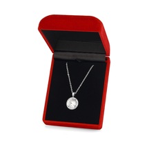 Forentina Gümüş Kaplama Zirkon Taşlı Kolye PS2309 Gümüş