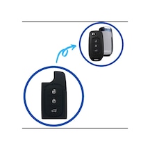 Gma Keys Renault Taliant Express Symbol Oto Kumanda Kabı Için Plastik Tuş Takımı 3 Tuşlu