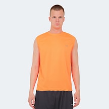 Slazenger RAJYA Erkek Kolsuz Turuncu Tişört