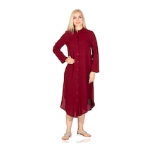 Eliş Şile Bezi Edanur Şile Bezi Tunik Bordo