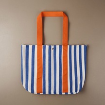 Soft Plaj Çantası - Mavi - 48x35 Cm Çok Renkli