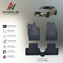 Peugeot 308 2022 Sonrası Uyumlu Havuzlu Oto Paspas