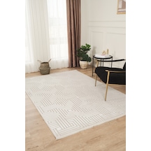 Mariesse Home Jasmine Serisi Bambu Dokulu Modern Sık Dokuma Koridor Kesme Yolluk Dokuma Makine Halısı E504 Gri