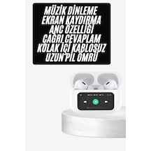 Dokunmatik Ekranlı Anc/enc Yeni Nesil Pro Bluetooth Kulaklık Dokunmatik Ekran - Diğer